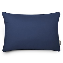 DreamCat's Pillow, Made in Japan, Luxury Hotel Specifications, Comfortable Sleeping Pillow, Adjustable Height, Fluffy, Soft, Breathable, Antibacterial, Odor Resistant, Washable (Blue)