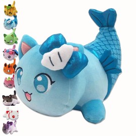 Plushie cat ，Meemeows Kids Cat Plush Toy ，Jack The Pumpkin Cat, Butterfly Cat, Devil Cat, Strawberry Cat,Moon Cat，Angel Cat，Great Gift for Kids and Fan Favorites