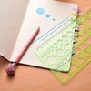 QISF Pack of 9 Circular Stencils, Circular and Oval Stencils,