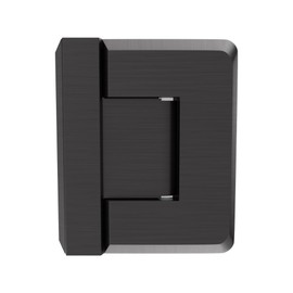 Brixwell H-P90GTG-BP Premier Series Glass To Glass Mount Shower Door Hinge 90 Degree Brushed Pewter