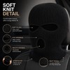Car Headrest Cover for Interior Decor – 3-Hole Plush Mask-Style
