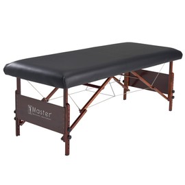 Master Massage Rectangular Universal Fabric Fitted PU Vinyl Leather Ultra-Durable Massage Table Protection Cover for Massage Beds Lash Bed, 28” to 33” Wide, Royal Blue