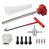 Sandfren Car Tire Valve Quick Change Tool Kit, 13PCS Tyre