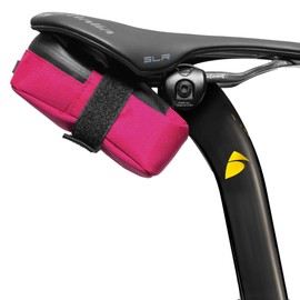 ALMSTHRE Signature Bike Saddle Bag – Passion Pink | Premium Ripstop Material, Waterproof Zipper & Internal Pocket | Durable, Lightweight Bike Seat Bag for Secure Gear Storage