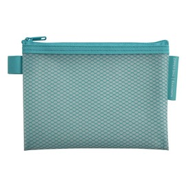 Exacompta 37120E Chromaline Soft Durable Material Zipper Bag for Stationery Storage Beauty Accessories A6 Random Color