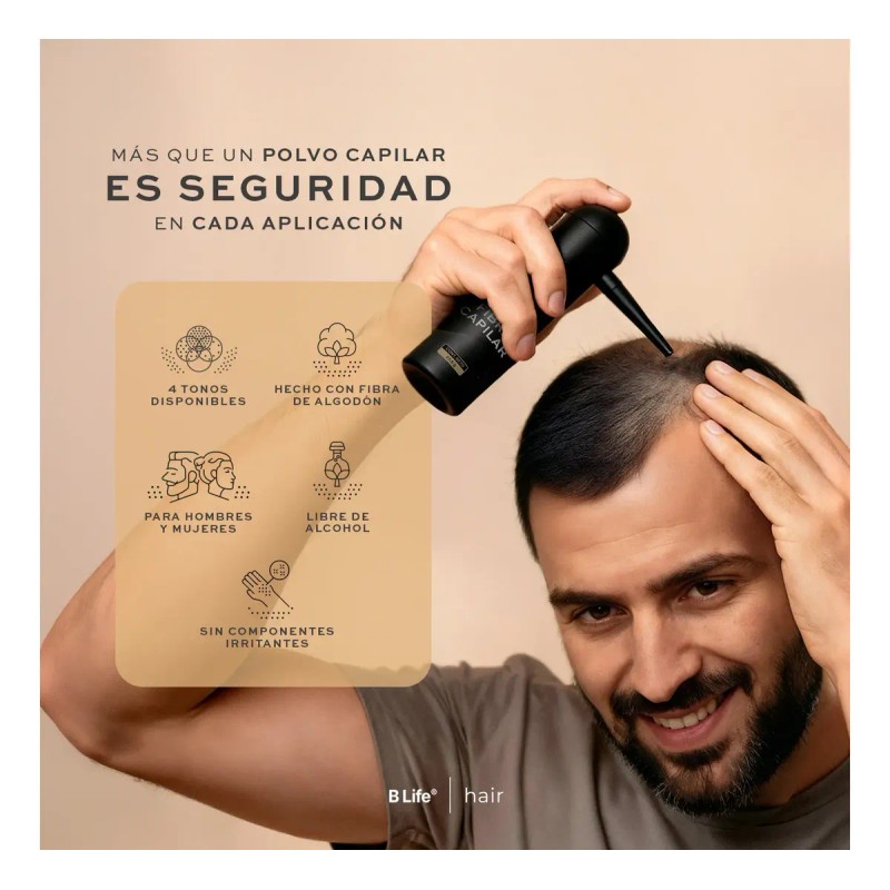 B Life Kit Polvo Capilar 127.5g Para Mayor Volumen Hair