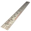 1 Decimal Foot Stainless Steel Ruler, Engineer Scale, 12 Inch