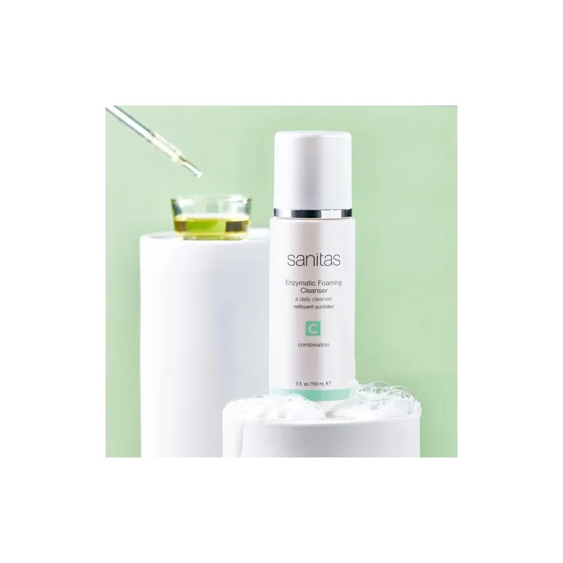 Sanitas Skincare - Limpiador Espumante Enzimático, Limpiador
