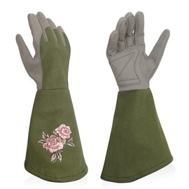 Intra-FIT Rose Gloves, Women's Gardening Gloves, Shrub Gloves Made of Faux Leather with All-Round Protection Against Thorns, Long Work Gloves with Puncture Resistant for Gardening