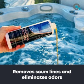 Spa Enzyme for Hot Tubs, Spa Enzyme Water Treatment to Clarify Hot Tub Water. Natural Enzyme Hot Tub Cleaner, Spa Enzyme Cleaner & Natural Hot Tub Chemicals to Make your Spa Perfect - 16oz MAV AquaDoc