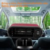 Car 12V Portable Electric Window Heater Heating Dryer Windshield Fan