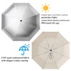 FDJASGY Silver Coating Layer Fabric Blocking UV 99.9% Sun Umbrella