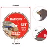 BATIOPV Circular Saw Blades 7-1/4 Inch, 60T for Wood Cutting