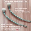 3-Pack Baby Teething Toys with Anti-Drop Clip, Infant Silicone Teether