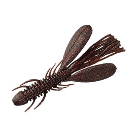 DAIWA Bass Worm Rattlin Tube Hog 3.1" Scappanon Red Flake Lure