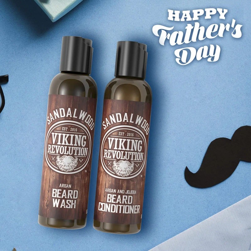 Viking Revolution Acondicionador Y Champú Para Barba Argán