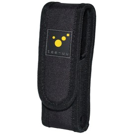 TEE-UU Holster Bag Holder Bag Belt Bag Protective Case for LED Flashlights 2 Sizes, black