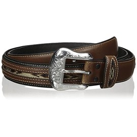 Nocona Belt Co. Men's Top Hand Black Middle Inlay, 28