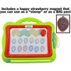 SciencePurchase Green Magnetic Drawing Doodle Board, Tethered Pen Writes in