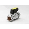 Team Controls Mini Gas Lever Ball Valve 15mm Gas Approved