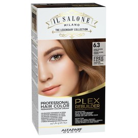 Alfaparf Milano Il Salone Plex Rebuilder Colour Kit 6.3 Dark Golden Blonde - Permanent Colour Cream