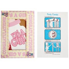 It's A Girl Party Canopy Party Accessory (1 count) (1/Pkg)