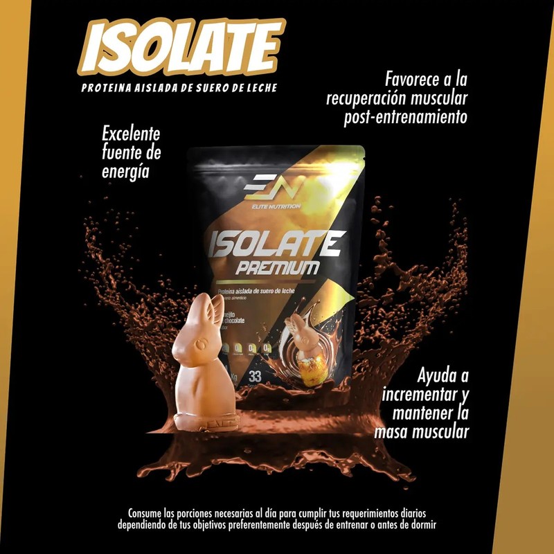 Proteina Isolate Elite 1kg Suplemento Polvo Musculo
