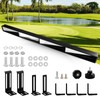 Xislet No-Drill Golf Cart Rear View Mirror - 4-Panel Wide-Angle