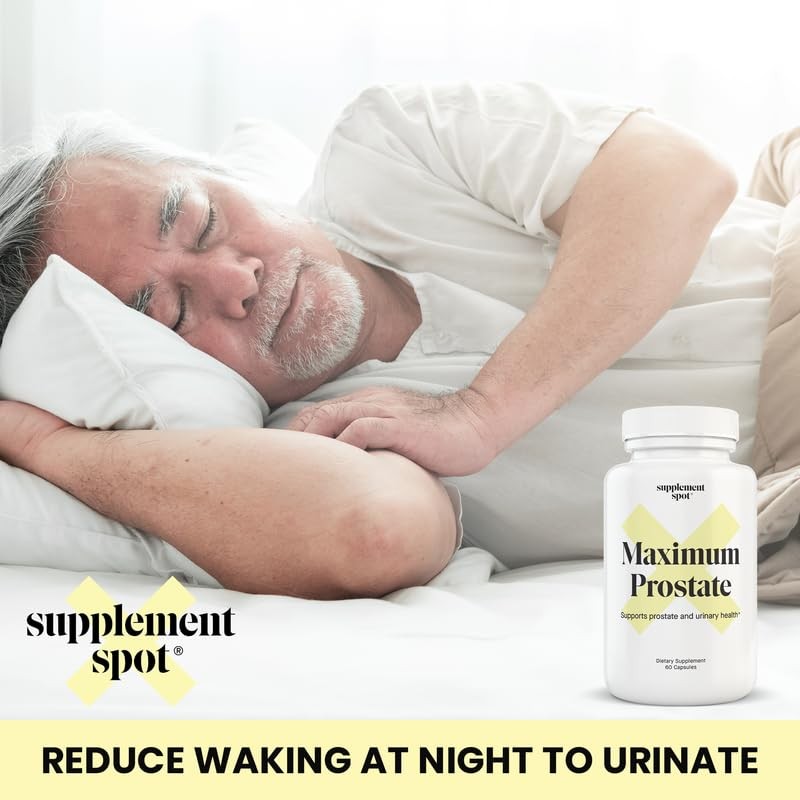 Maximum Prostate Supplements for Men – 600 mg Beta Sitosterol