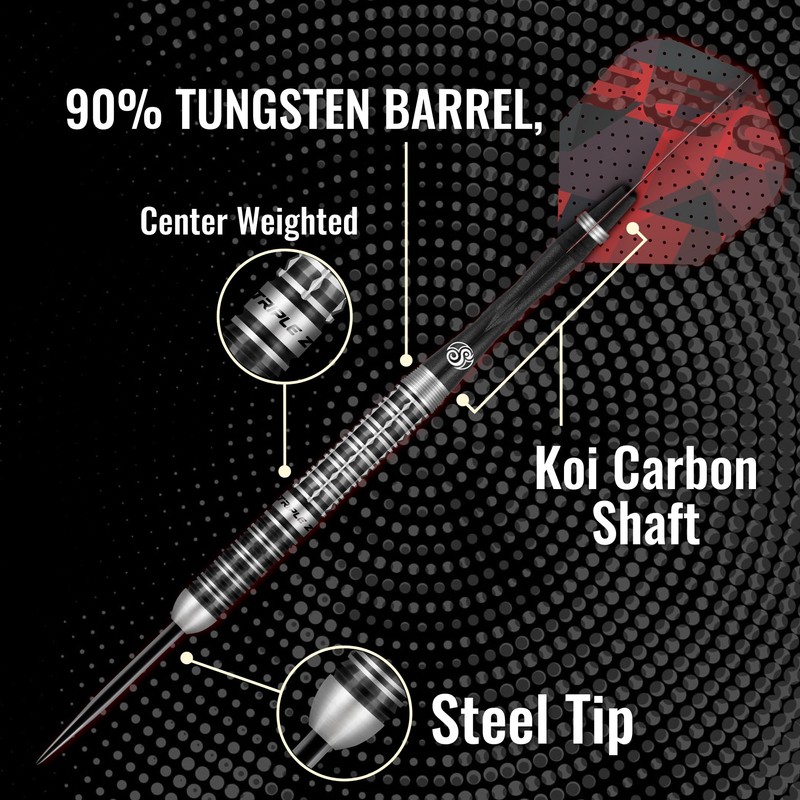 Shot! Pro Series Niels Zonneveld 2.0 Steel Tip Dart Set