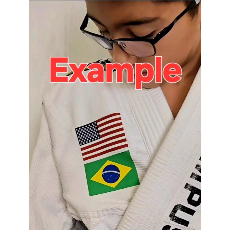 Unbranded 2"x 3" World Flag Patch- Easy iron on (heat