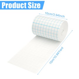 Micropore Skin Medical Tape 10 cm x 10 m Medical Tape, Breathable, Flexible Medical Tape for Skin, White Fixation Plaster Roll, Sensitive for Neck, Shoulder, Arms, Thighs, Knees