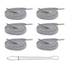 Mandala Crafts Gray Drawstrings Replacement Draw Cord for Sweatpants Waist