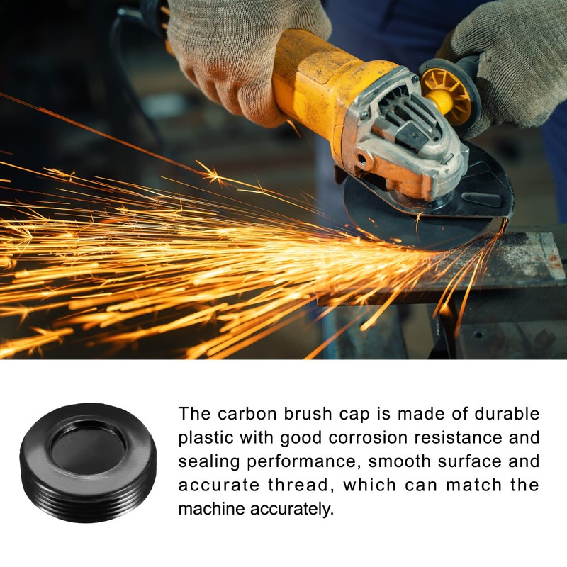 Rebower Carbon Brushes Holder Caps Plastic Cover Caps [for Motor