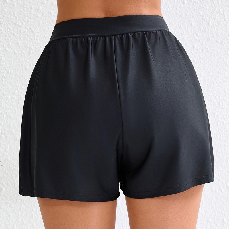 Halcurt Swimming Shorts Women's Swimming Trunks Quick Drying Board Shorts