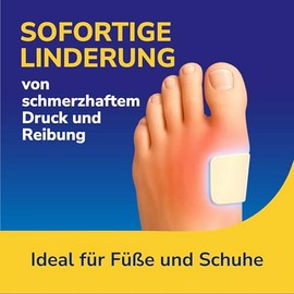 Scholl Pressure Points Plaster Extra Soft – For Protection Against Friction and Pressure, Protective Padding, Ideal for Sports, Hiking and Ski Boots, Bubble Plasters Cut to Fit Heel and Toe, Waterproof