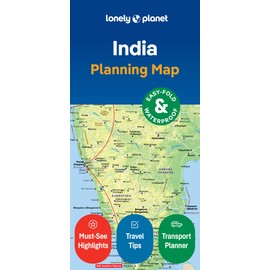 Lonely Planet India Planning Map