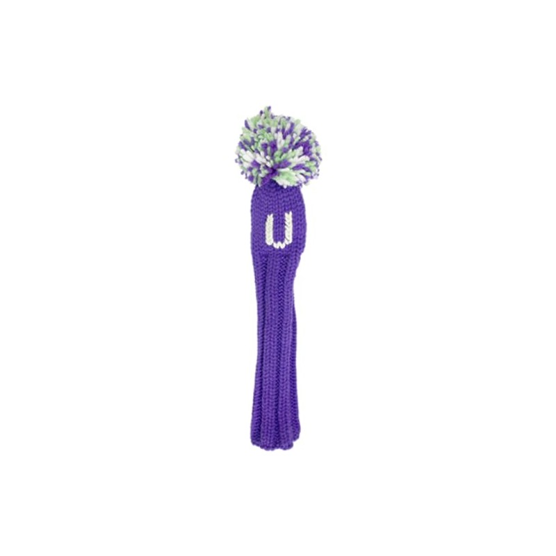 Jan Craig 2017JCLMWU Head Cover Handmade Headcover Utility Lilac/Meadow/White 2017JCLMWU