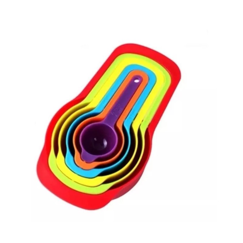 noved Set De 6 Cucharas Tazas Medidoras Para Cocina