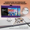 Funto Watercolor Journal, 8.5x5.5", 2 Pack, 48 Pages Each, Purple