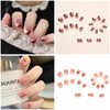 NIUANIUA Nail Tip, Popular, Japanese Style, Round Tip, Fashion, Wedding