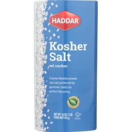 Haddar, Kosher Salt, 16 oz