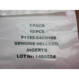 Helicoil 1 pack, 10 pcs Genuine 4-40 thread repair Helicoil inserts part# P1185-04CN168