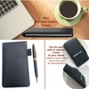 Mini Notepad Holder Set - 3x5 Pocket Memo Pads Book