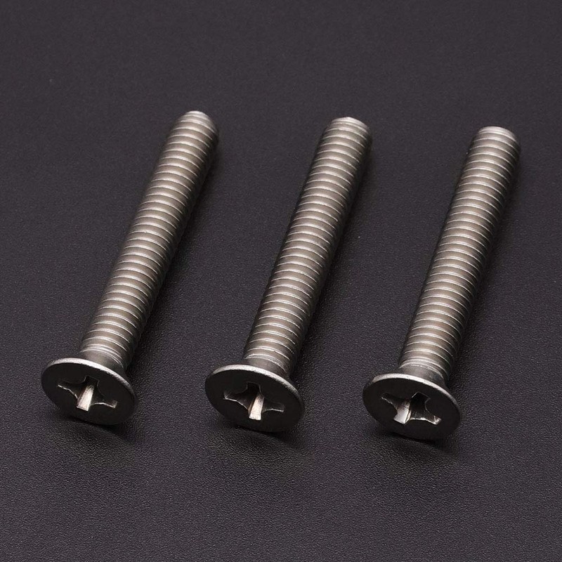 5/16-18 x 1-1/4" (20 Pack) Phillips Flat Head Machine Screws,