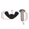 Ruiwaer 10Sets Pet Carrier Fasteners Set, 20PCS M6 Stainless Steel