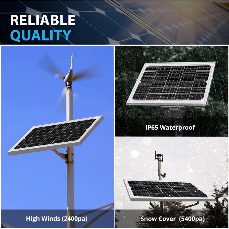 Mighty Max 10Watt 12V High Efficiency Mono Solar Panel for