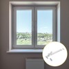 sourcing map 2Pcs 15 Inches Window Hinges, Stainless Steel Casement