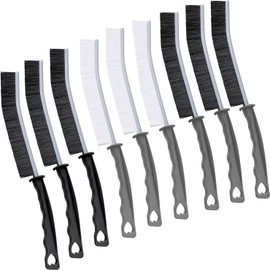 KEWAYO Pack of 9 Hard Bristles Corner Cleaning Brush, Joint Brush, Gap Cleaning Brush, Joint Cleaning Brush, Bathroom Cleaning Brush for Tile Floors, Kitchen, Bathroom