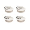 1-1/4"(28.5mm-35.2mm) White Drain Stoppers, Bath Sink Plug, Rubber Seal Plugs